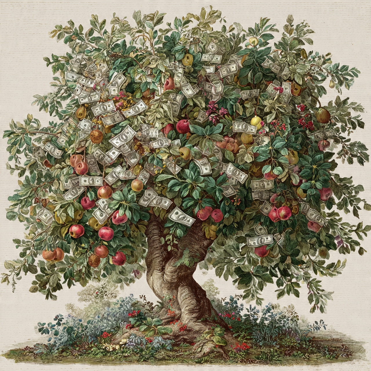 Arbol con dinero